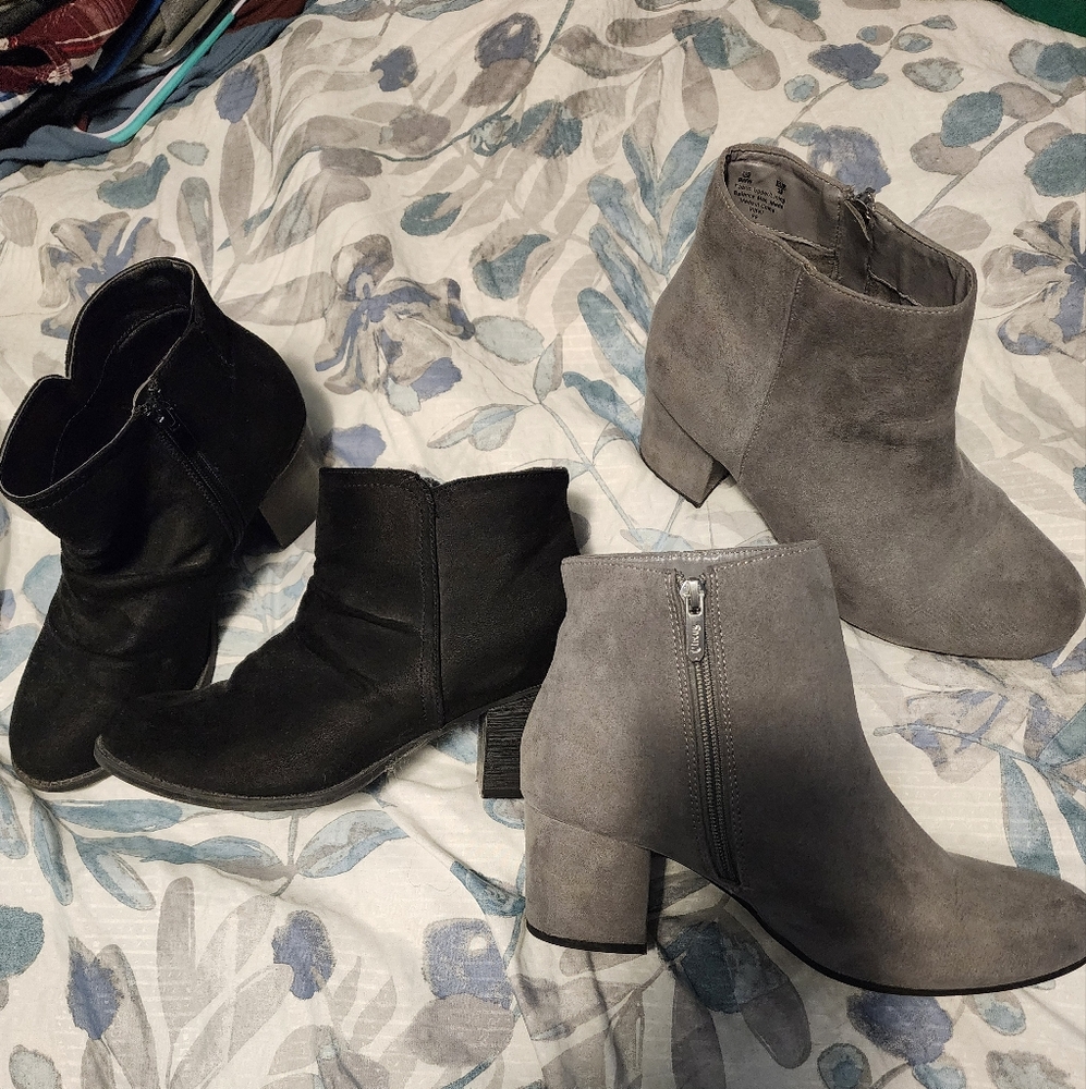 Bundle of Torrid ankle boots size 8.5W/9WW